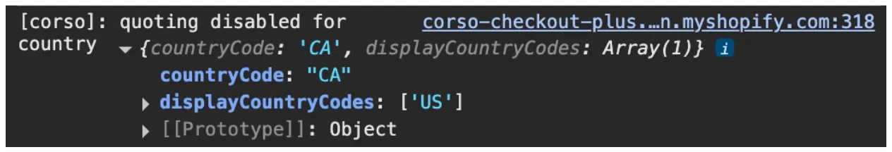 Console Message