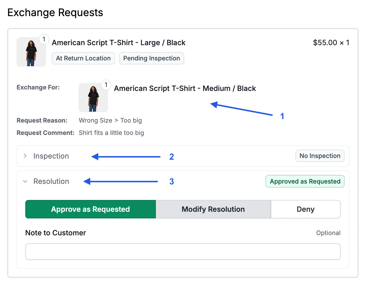 See return and exchange information