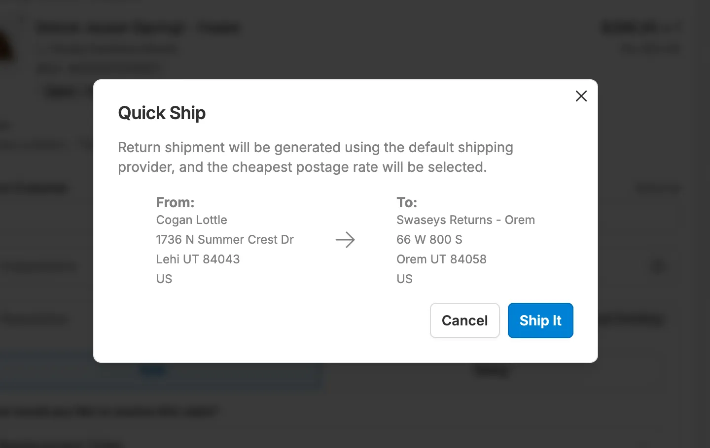 screenshot of ship it