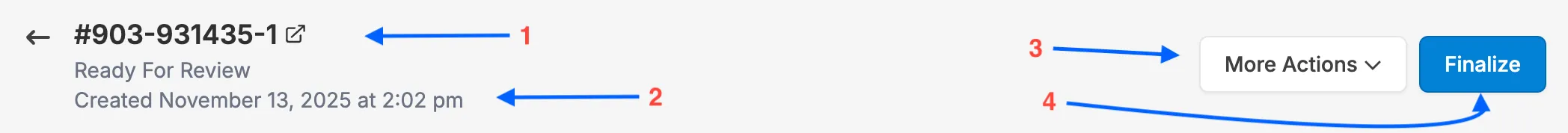 Warranty header section